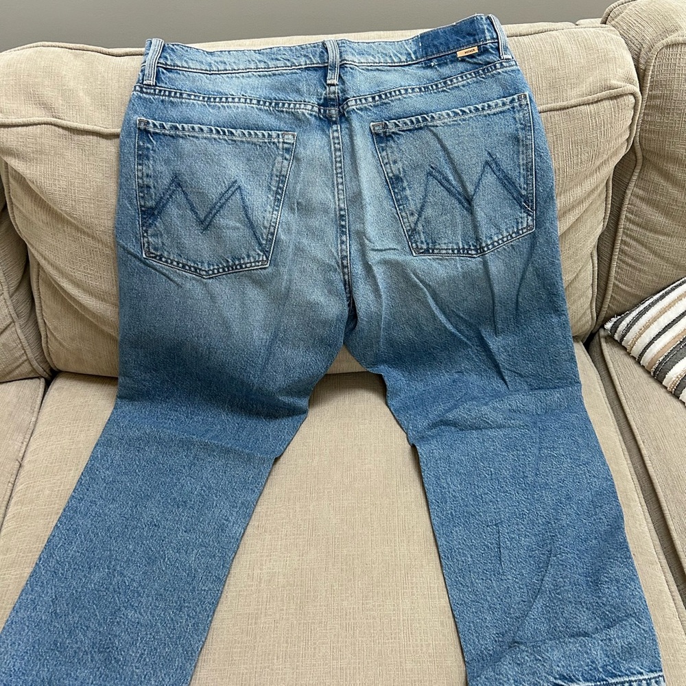 Mother Superior ditcher crop jeans